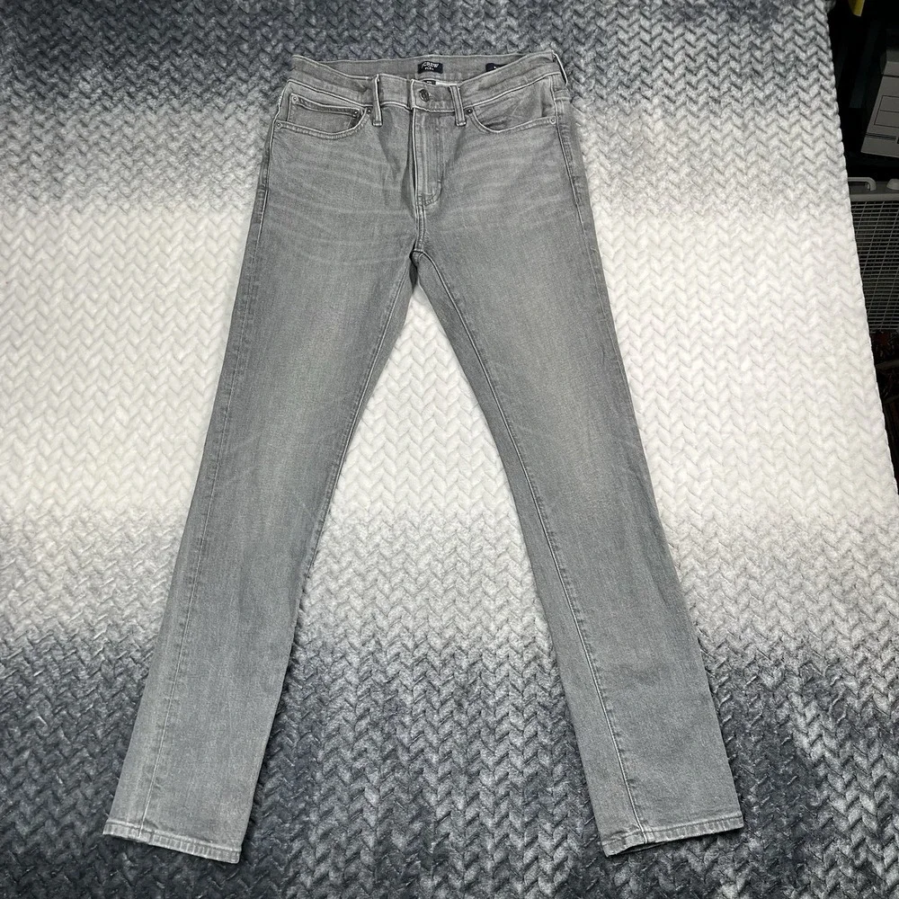 J.Crew Jeans Mens 31x32 484 Slim Fit Gray Denim 5 Pocket Pants